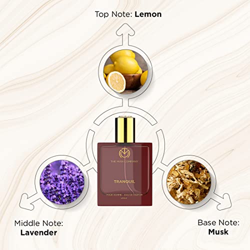 The Man Company Tranquil Perfume for Men | EDP (EAU DE PARFUM) for Him | Premium Long Lasting Fragrance | Gift for Husband, Boyfriend - 60ml