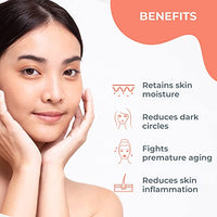 Rivona Naturals Hyaluronic Acid Face Serum for women glowing skin, Intense Hydration & Fines Lines, Under Eye Dark Circles, Anti Aging & Anti Wrinkle - Daily Hydrating Face Serum for Dry, Normal & Oily Skin - 30 ML