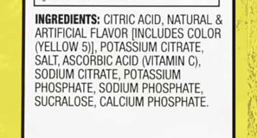 Sqwincher Zero Qwik Stik Sugar Free, Lemonade, .11 oz (Pack of 50)