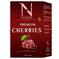 NUTICIOUS Dried Cherries - 250 GM (Dryfruits & Berries,Nuts )