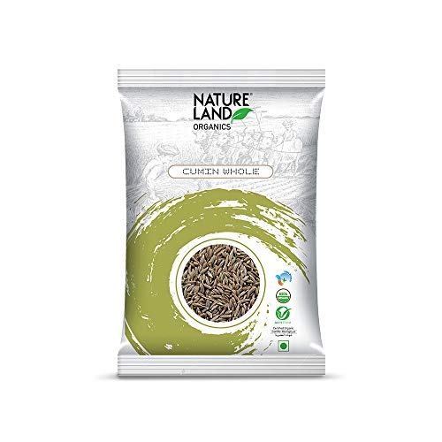 Natureland Organics Cumin Whole / Jeera 250 Gm - Organic Healthy Spices