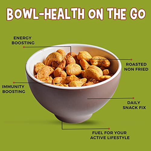 GetKrrackin! Sweet Chilli BBQ Roasted Cashews - 200g PET Jar | Zero Oil, Not Fried | Healthy Nuts | Premium Cashews | Nutrition On The Go| Perfect for workouts | Rich in protein