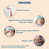 The Moms Co. Natural Body Butter (200g) for Stretch Marks, Dry Skin and Itchy Skin with Shea and Cocoa Butter