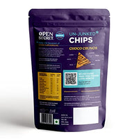 Open Secret Unjunked Chocolate Crunch Supergrain Chips - No Added Maida | Baked | Healthy & Tasty Snacks Food for Kids, Adults & Family | Rich in Protein | Diet Snack Pack