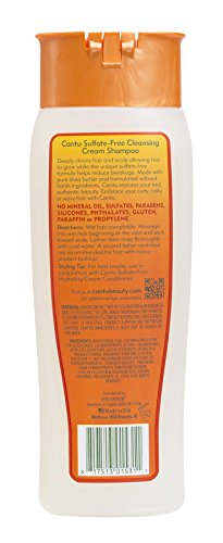 Cantu Sulfate-Free Cleansing Cream Shampoo, 13.5 Fluid Ounce