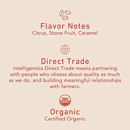 Intelligentsia Coffee, Light Roast Ground Coffee - Organic El Gallo 11 Ounce Bag with Flavor Notes of Milk Chocolate, Honey and Cola