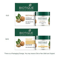 Biotique Walnut Exfoliating & Polishing Face Scrub For Normal to Dry Skin, 50g