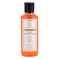 Khadi Herbal Orange and Lemongrass Body Wash, 210ml