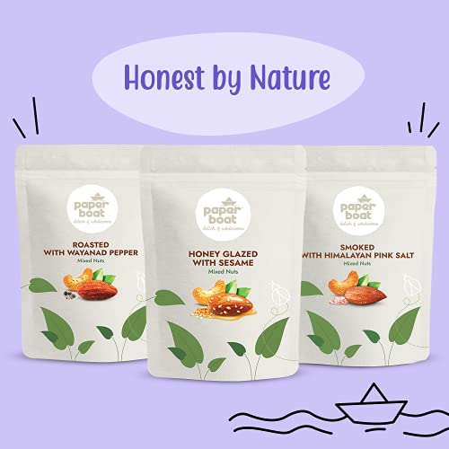 Paper Boat Premium Smoked and Roasted Almonds with Himalayan Pink Salt, Healthy Snack (200 g)