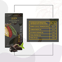 ZEVIC 70% Dark Belgian Sugar Free Chocolate | Vegan & Keto Friendly | Natural Stevia Plant Sweetened | Gluten Free - 96g