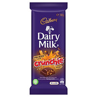 Cadbury Crunchie Dairy Milk, Chunky Golden Honeycomb, Milk Chocolate, Ideal for Gifting, Birthday Gift 180g…