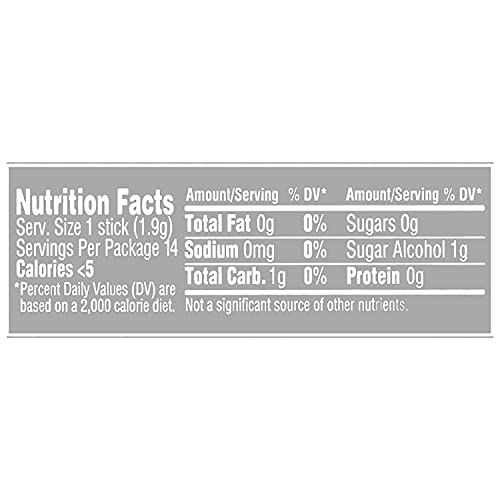 Trident Bubble Gum, 14 Sticks, 20 g (Pack of 1)