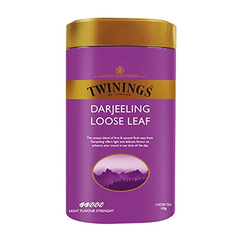 Twinings Darjeeling Loose Leaf Tea, 100 g, Loose Tea, Light Strength, Delicate and Subtle