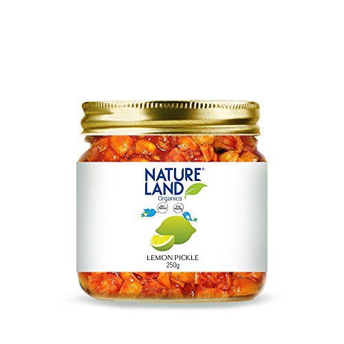 Natureland Organics Lemon Pickle 350 Gm - Organic Healthy Pickles