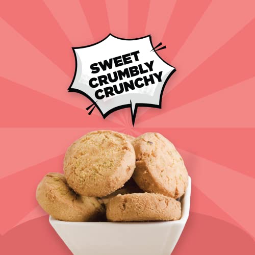 Lo! Low Carb Delights - Coconut Keto Cookies (400g) | Stevia Sweetene | Zero Added Sugar | Only 2.8g Net Carb | Keto Snacks for Diet | Superfood Low Carb Snack | Healthy Eating - (200g x 2)