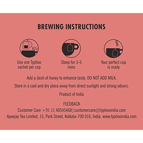 Typhoo Calming Organic Chamomile Tea with Pure Chamomile 20 Tea Bags