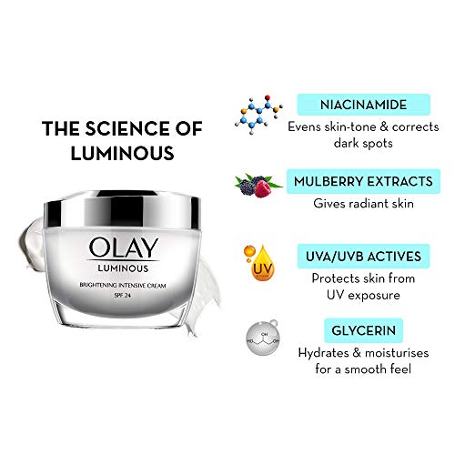 Olay Luminous Day Cream Moisturiser (Spf 24) and Cleanser, 150 g