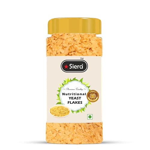Siera Nutritional Yeast Flakes (Also Known As Nooch), Gluten Free, Nutty Flavour, NON-GMO - 25g