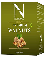 Nuticious California Walnuts kernals/Without Shell-125 G (Pack of 3 )Dryfruits & Berries,Diwali Gifts ,Diwali Offer ,Nuts
