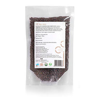 Conscious Food Organic Mustard Seeds | Whole Mustard Blac Indian Spice | Value Pack | Whole Black Sarso - 100g Pack of 4 (100g x 4)
