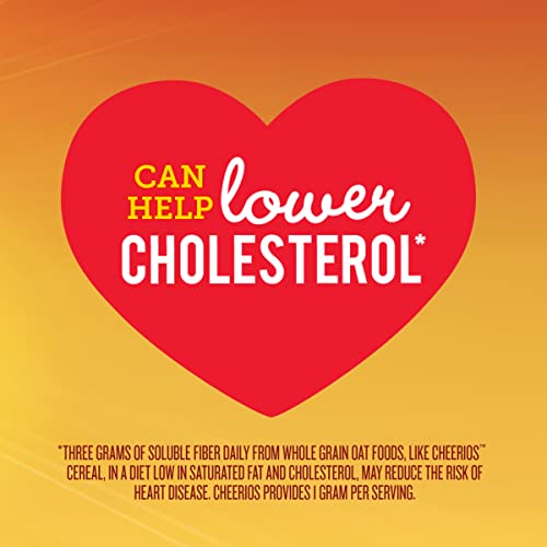 Honey Nut Cheerios Heart Healthy Cereal, Gluten Free Cereal With Whole Grain Oats, 10.8 OZ