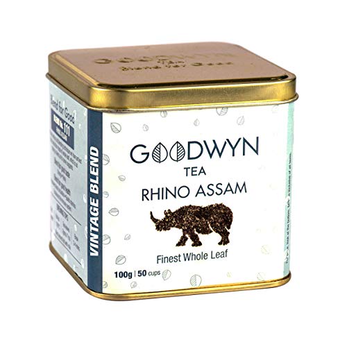 Goodwyn Rhino Assam, Pure Orthodox (Whole Leaf) Black Tea , 100g