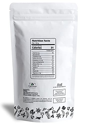 Organature Fresh & Natural Fennel Seeds | Saunf | Variyali | Whole Indian Spices - Pack of (400 Grams)