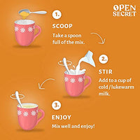 Open Secret Kesar Badam Thandai|Summer Drinks|Nutty Shake Mix|Health Drink|Power blend of Almonds & Jaggery with rich spices - Saffron, Turmeric, Cardamom & Black Pepper|Immunity Boosting Almonds|225g