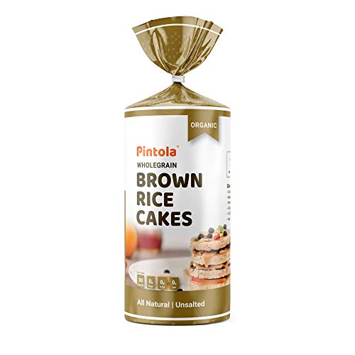 Pintola Organic Wholegrain Brown Rice Cakes Combo Pack (All Natural) (Multigrain and Unsalted)
