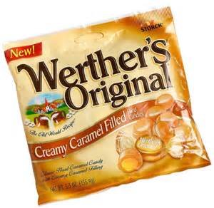 WERTHERS HARD CANDY ORIGINAL CREAMY CARAMEL FILLED 2.65 OZ BAG