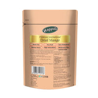 Happilo Premium International Dried Mango 200g | Plant Based Protein | Sweet taste of Real Mangoes anytime | 100% Natural & No Artificial Colors, Gluten Free, No Preservatives