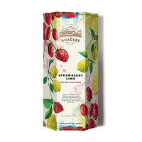 The Hillcart Tales Strawberry Lime Hot And Cold Tisane Herbal Tea, (14 Teabags)