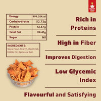 Nutty Yogi Soya Twisters Chips I Soya Sticks I Guilt-free I Crunchy Cracker, 100% Vegan I No Maida, No Sugar I Healthy Snack I Diet Chips in Fresh I (Pack of 2x100 gm)