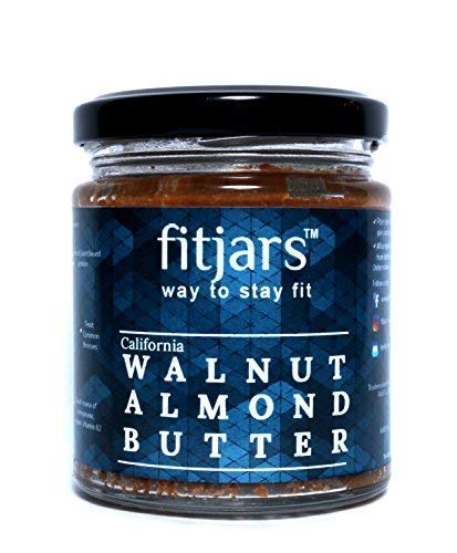 FITJARS California Walnut and Almond Butter 200 G Nut butters ,breadspread ,vegan butters