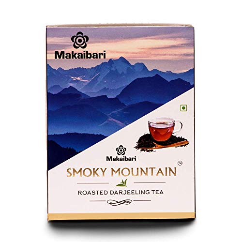 MAKAIBARI TEA TRESSURES Smoky Mountain, Roasted Darjeeling Loose-Leaf Black Tea, 250 Grams