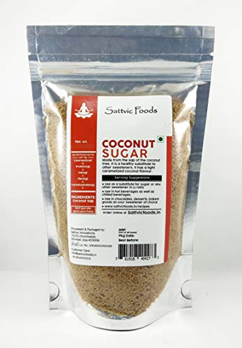 Sattvic Foods Pure Unrefined 100% Natural Coconut Sugar (250 g)