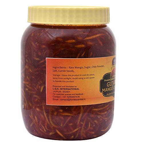 FOOD ESSENTIAL Gujarati Sweet Mango Chhundo Pickles 1 kg.