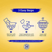 Daawat Biryani Kit Hyderabadi | Authentic Recipe | Ready in 30 min | Ready to Cook