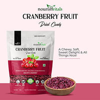 NourishVitals Cranberry Dehydrated Dried Fruit, 200 g (NUVITAL21)