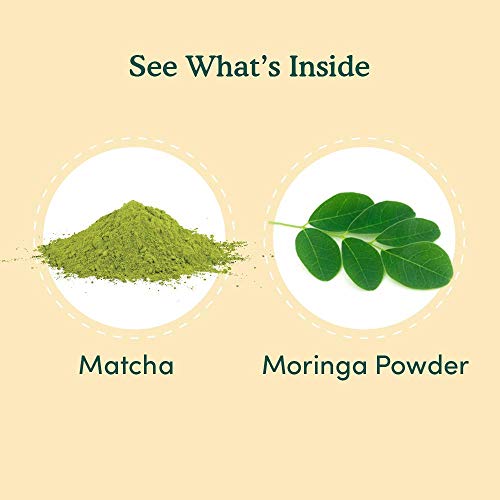 VAHDAM Moringa Matcha Green Tea Powder - POWERFUL SUPERFOODS BLEND (25 Servings) | 100% Certified Japanese Pure Matcha Green Tea for Weight Loss