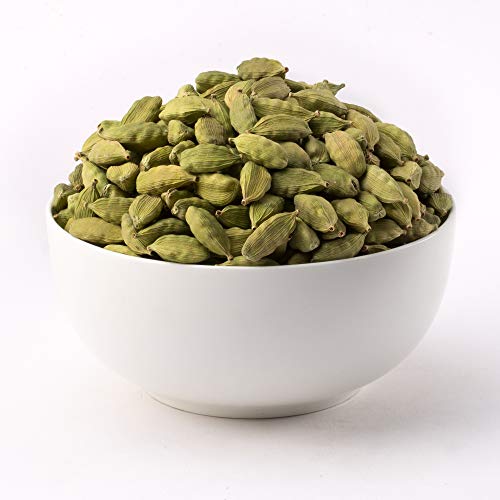Seeds and Hands Wayanad Big Size 8mm Green Cardamom/Elaichi Whole [No Artificial Colors] (Eco-Friendly Paper Tube 90g)