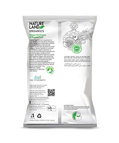 Natureland Organics Cumin Whole / Jeera 250 Gm - Organic Healthy Spices