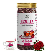 Vanalaya Rose Tea For Glowing Skin, Weight loss Made with 100% Natural Rose Petals 30g