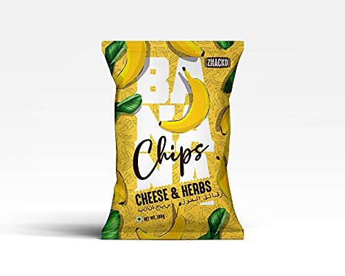Znacko -Flavored Banana chips ( Pack of 4 )