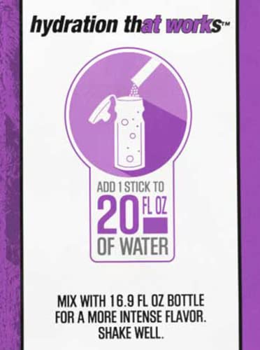Sqwincher Zero Qwik Stik Sugar Free, Grape, .11 0z (Pack of 50)