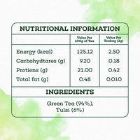 The Hillcart Tales Indian Holy Basil Green Tea, (14 Teabags)