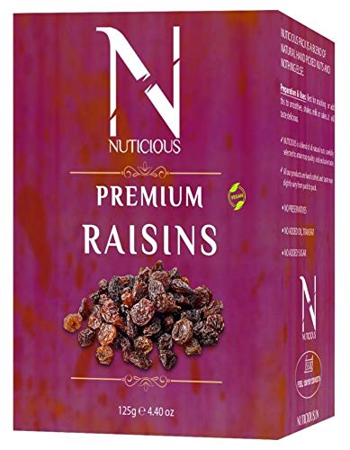 Nuticious Black Raisins -125 G ) )Pack of 3)…Dryfruits & Berries,Diwali Gifts ,Diwali Offer ,Nuts