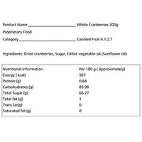 Vedaka Cranberries, (200g)