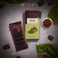 MeeSoGood Paan 65% Dark Premium Handmade Chocolate Bar with Gulkand, Dry Dates and more, Rich & Smooth Cocoa Solids and Rich in Cocoa Butter, 100 grams