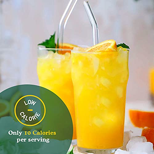 VAHDAM, INSTANT Turmeric Orange Iced Tea Powder (150g) | Himalayan Green Tea Instant Tea Powder with Vitamin C | No Artificial Ingredients | 10 Calorie Instant Orange Ice Tea Powder